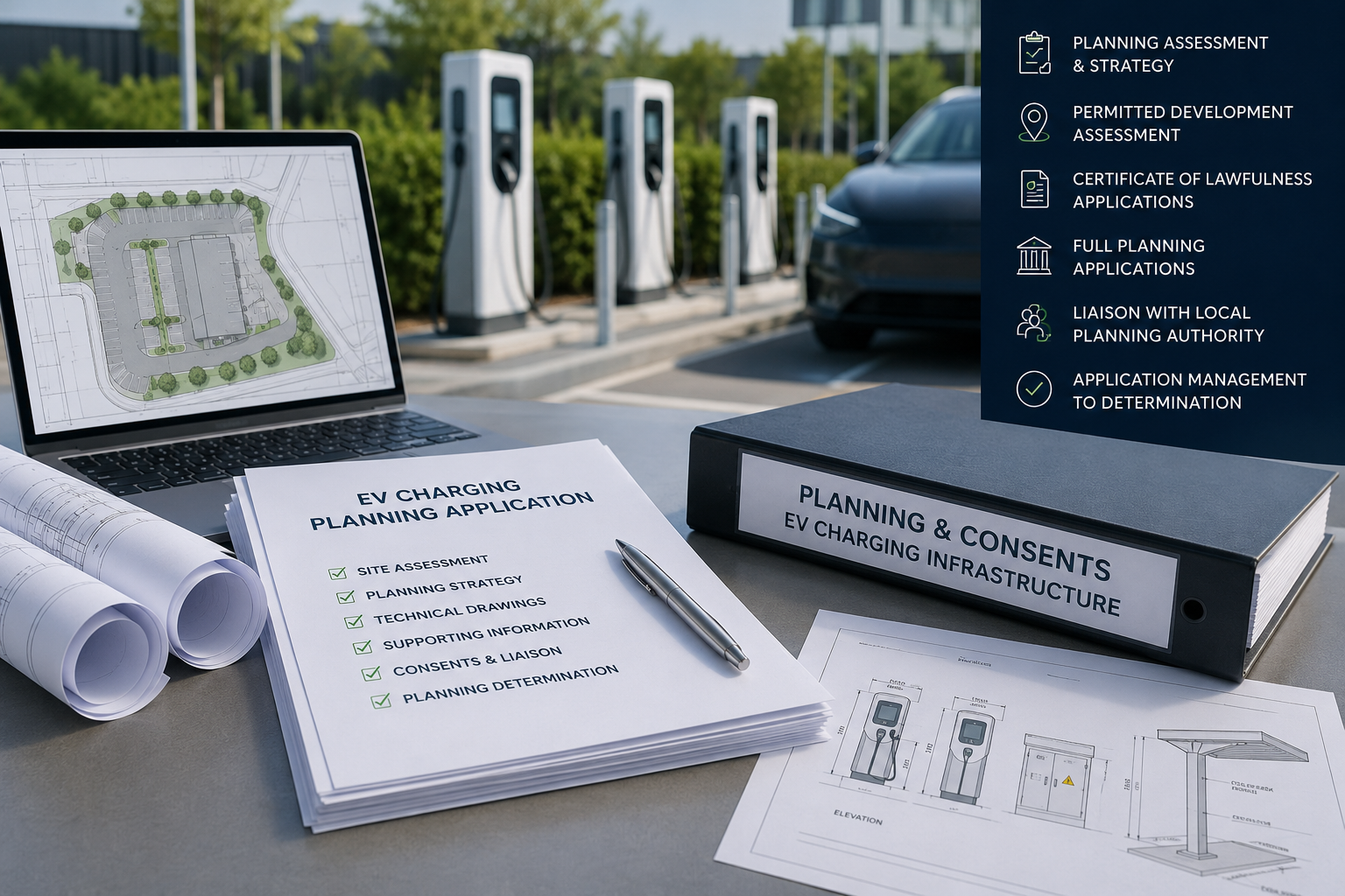 EV charging planning permission and consents