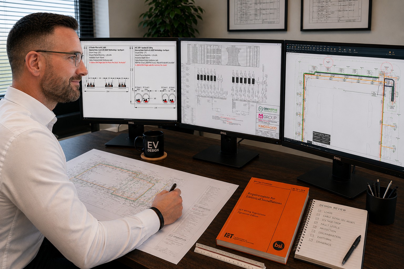 Electrical design engineering workstation